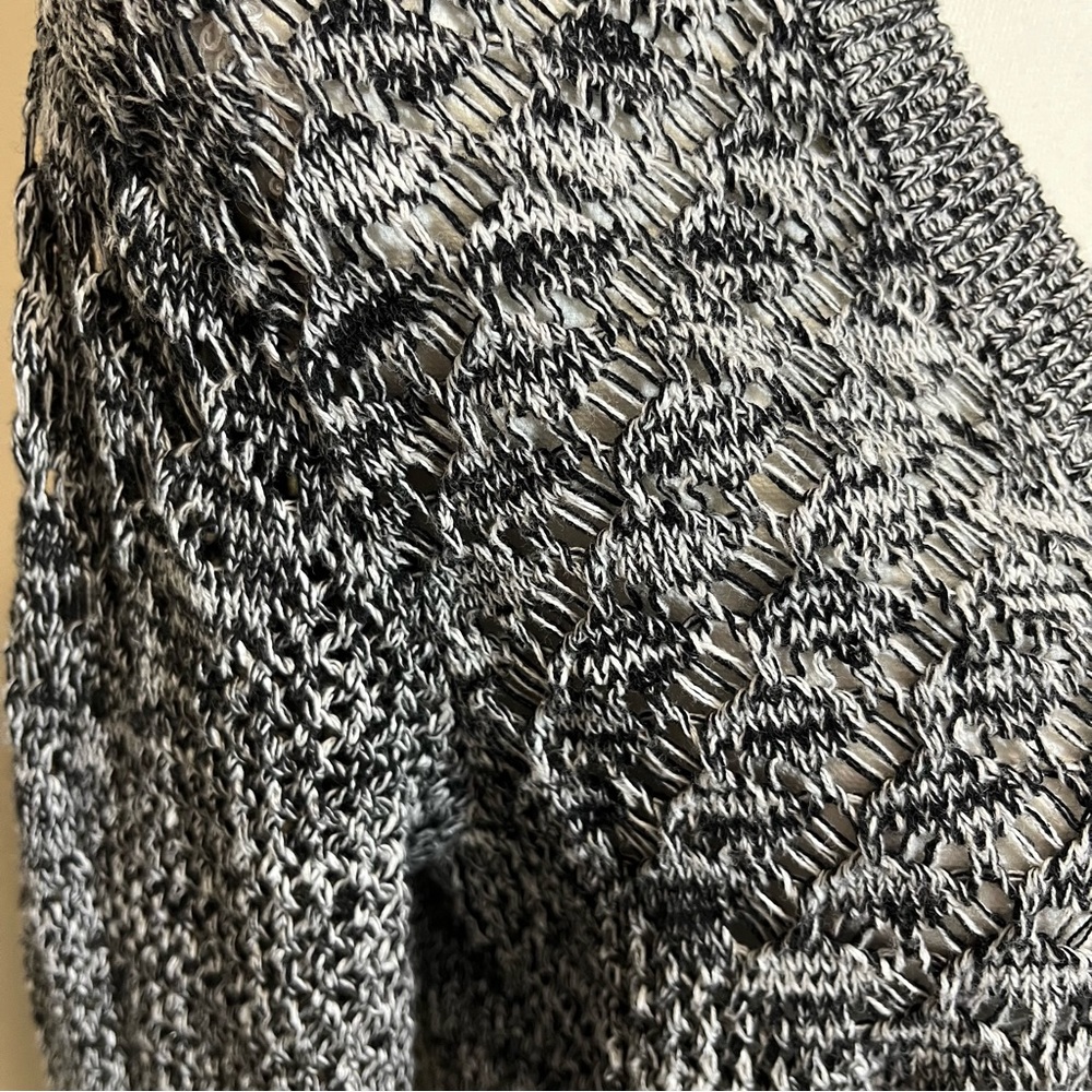 Skies Are Blue Open Front Cardigan Sweater - Picture 4 of 11
